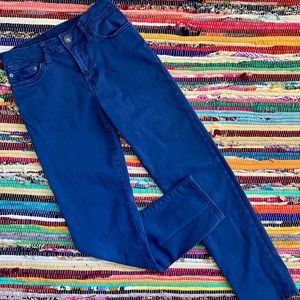 American Eagle Outfitters ~ Bright royal blue straight leg jeans